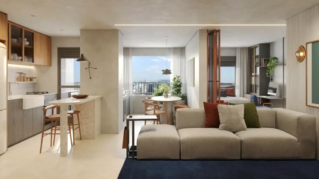The Gardens Eleya - Residencial Tatuapé, São Paulo — Living, apartamento 2-4 quartos 71-219m²