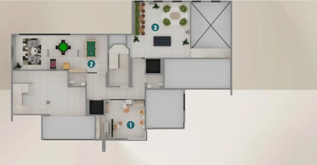 Implantação condomínio Ateliê Vila Madalena - Residencial — 1 quartos em Sumaré