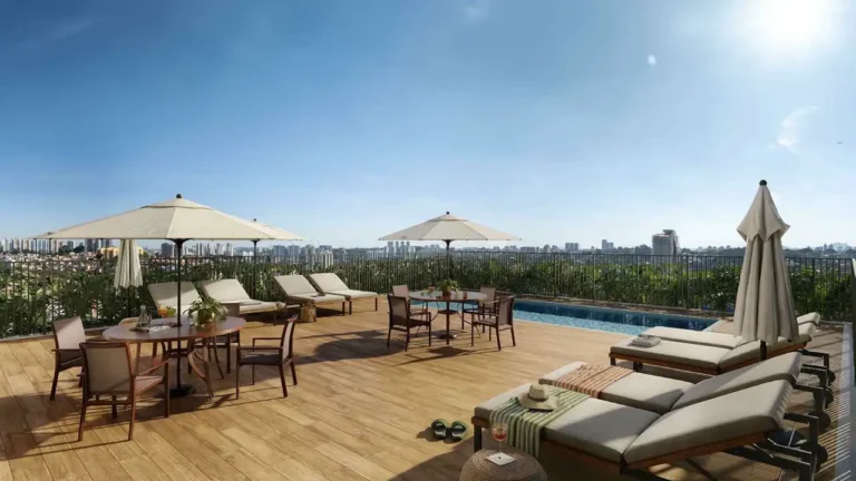 Rooftop Vista Jardim Guedala - NR — apartamento 1 quartos, Em construção em Jardim Guedala