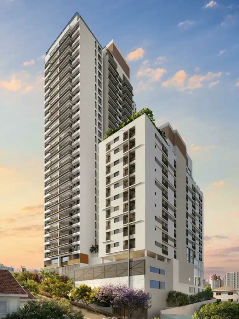 Vista Jardim Guedala - Studios (Cambur Construtora): Fachada — 1 quartos em Jardim Guedala, São Paulo
