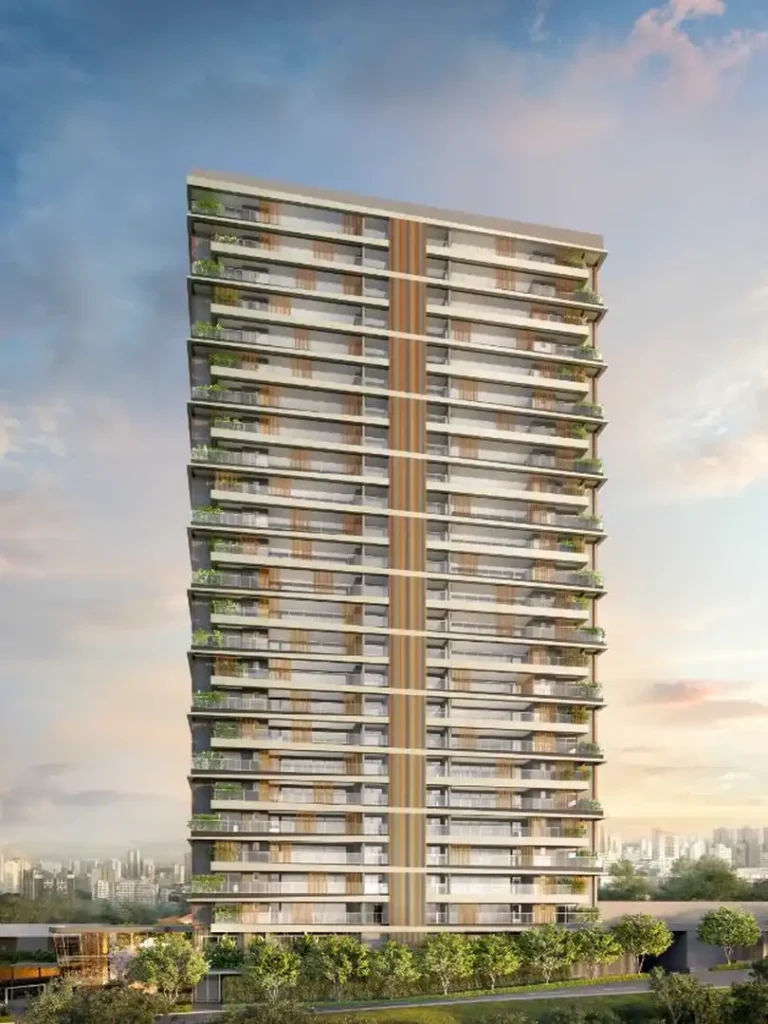 Fachada Casa Ibirapuera Apto 21 — apartamento 4 quartos, Pronto novo em Ibirapuera