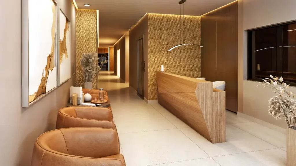 Elegancy Vila Mariana (QS2 Engenharia): Hall — 1-2 quartos em Vila Mariana, São Paulo