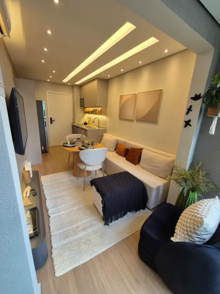 Apartamento 1-2 quartos Vila Mariana — Living do Elegancy Vila Mariana