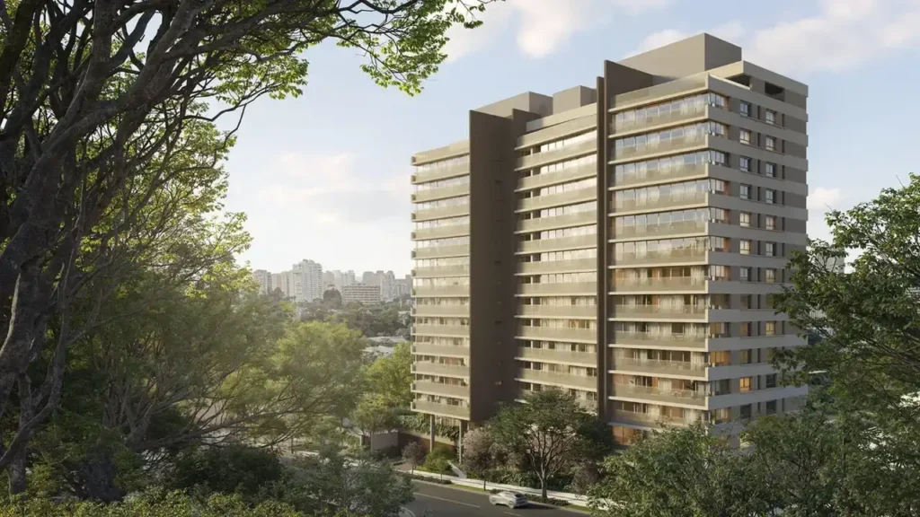 Fachada Lindenberg Vista Alto de Pinheiros — apartamento 3-4 quartos, Em construção em Alto de Pinheiros