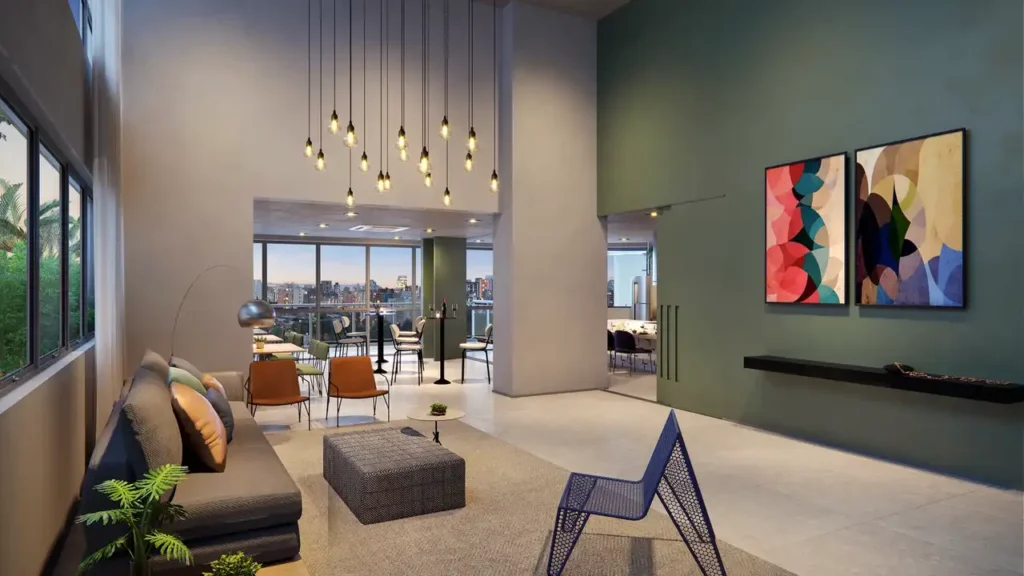 Salão de festas HW Style - NR Alto da Boa Vista — 1 quartos 26-35m², Fibra Experts
