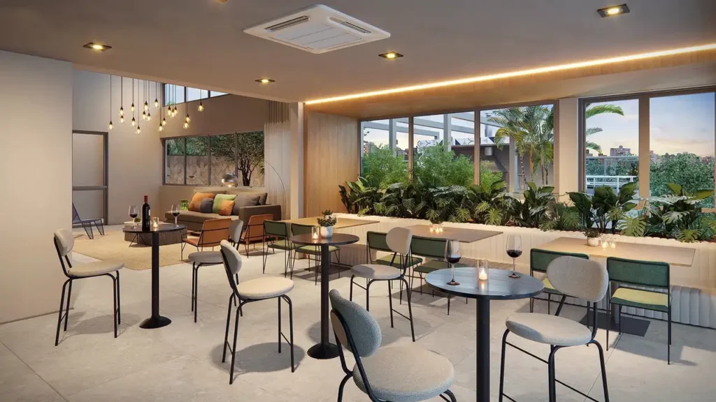 HW Style - NR Alto da Boa Vista, São Paulo — Salão de festas, apartamento 1 quartos 26-35m²
