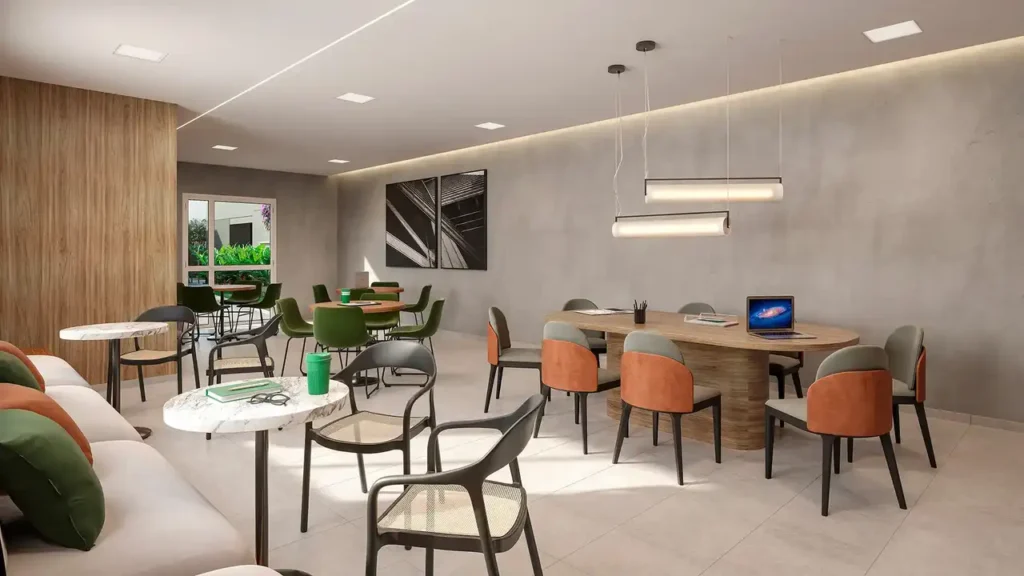 Coworking — Brooklin Sky Home Tower (Riva SP), 1 quartos em Brooklin Paulista