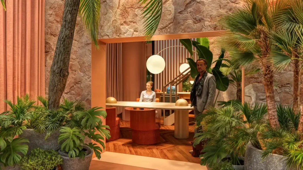 H Bela Cintra By Vitacon - NR Jardins, São Paulo — Hall, apartamento 1 quartos 28-56m²