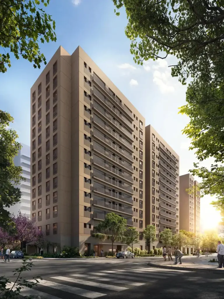 Fachada Haus Mitre Edition Moema — apartamento 3-4 quartos, Em construção em Indianópolis