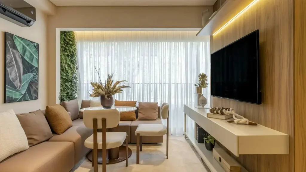 Haus Mitre Station Moema Indianópolis, São Paulo — Living, apartamento 1 quartos 23-35m²