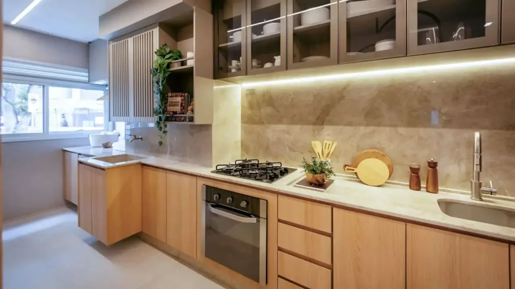 Em construção Campo Belo: Cozinha Raízes Premium Campo Belo, 1-3 quartos 38-85m²