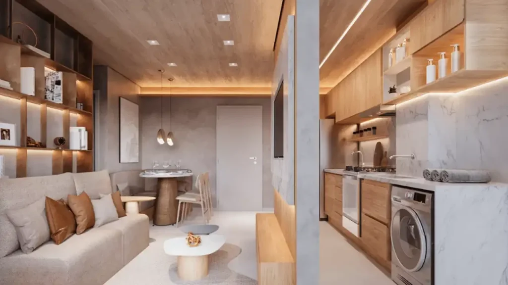 Vila Saúde Residencial Conx Saúde, São Paulo — Living, apartamento 1-2 quartos 27-60m²