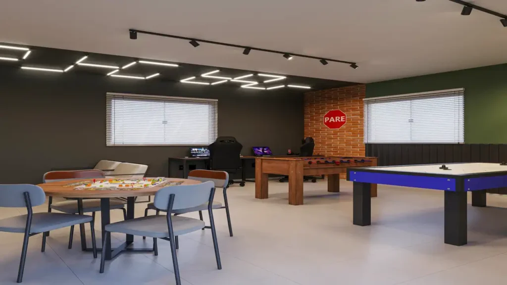 Lançamento Butantã: Sala de jogos Vivenza - Fase 1, 2 quartos 32-34m²