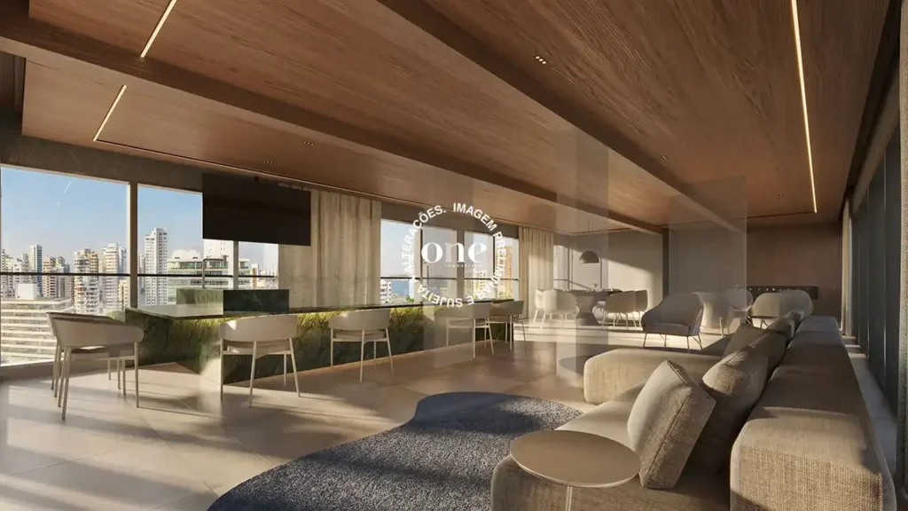 Nex One Sarutaiá Jardins - Residencial Jardim Paulista, São Paulo — Living, apartamento 1 quartos 19-25m²