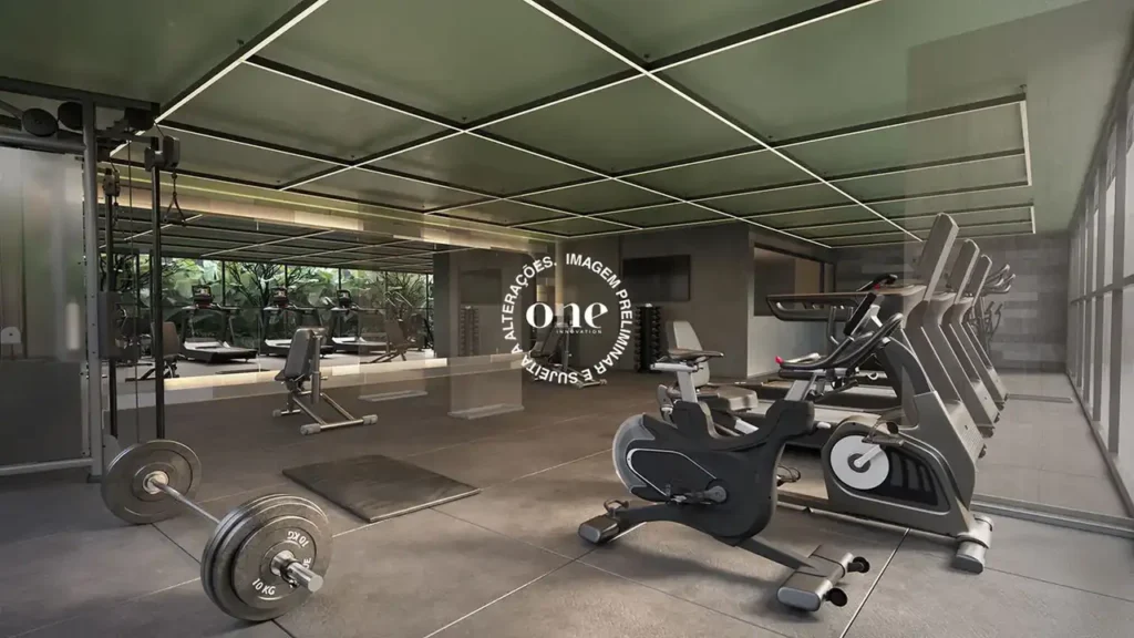 Fitness — Nex One Sarutaiá Jardins - Residencial (One), 1 quartos em Jardim Paulista