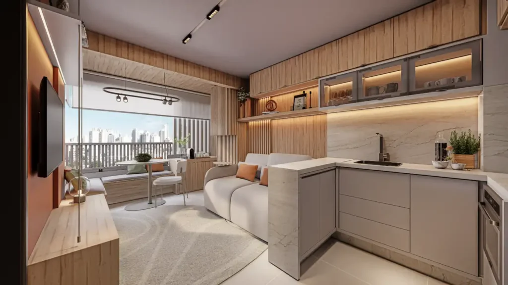 Living Verde Città - Breve Lançamento Consolação — 1 quartos 27-67m², Indepy