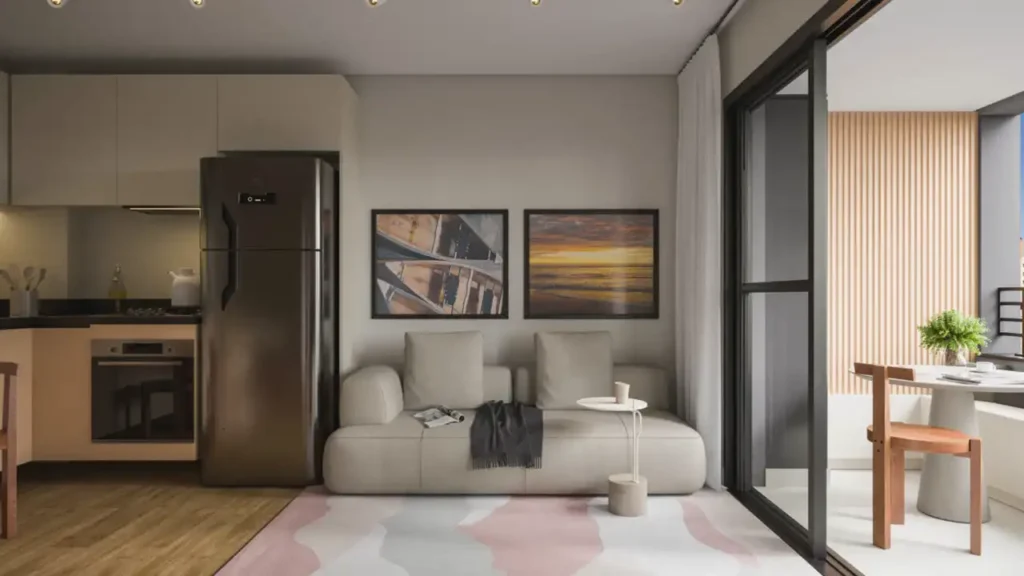 living Maison Vila Olímpia — 2 quartos 44-47m², Tear Incorporadora