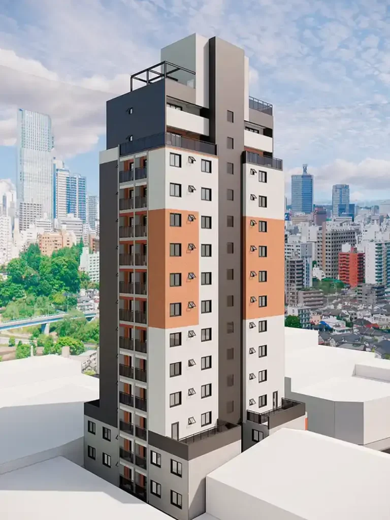 Fachada Pitanga 105 - Residencial Praça da Árvore — 1-2 quartos 25-51m², Macor Engenharia