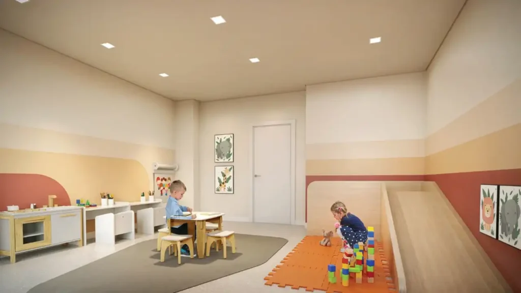 Em construção Bela Vista: Brinquedoteca Bem Viver Paulista, 2-3 quartos 33-40m²
