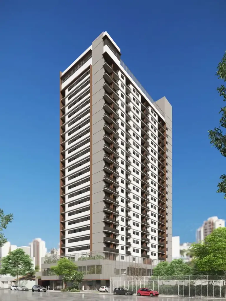 Fachada Bracon Quatá - Residencial — apartamento 2 quartos, Em construção em Vila Olímpia