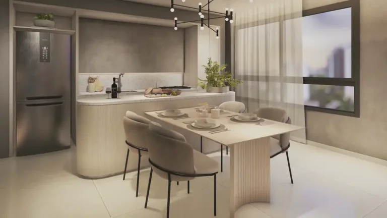 Apartamento 2 quartos Vila Olímpia — Living do Bracon Quatá - Residencial
