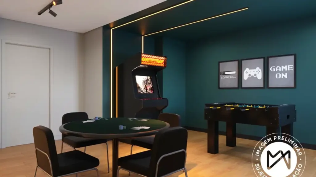 Mundo Apto Estação SP Morumbi - Fase 2 Butantã, São Paulo — Sala de jogos, apartamento 1-2 quartos 21-35m²