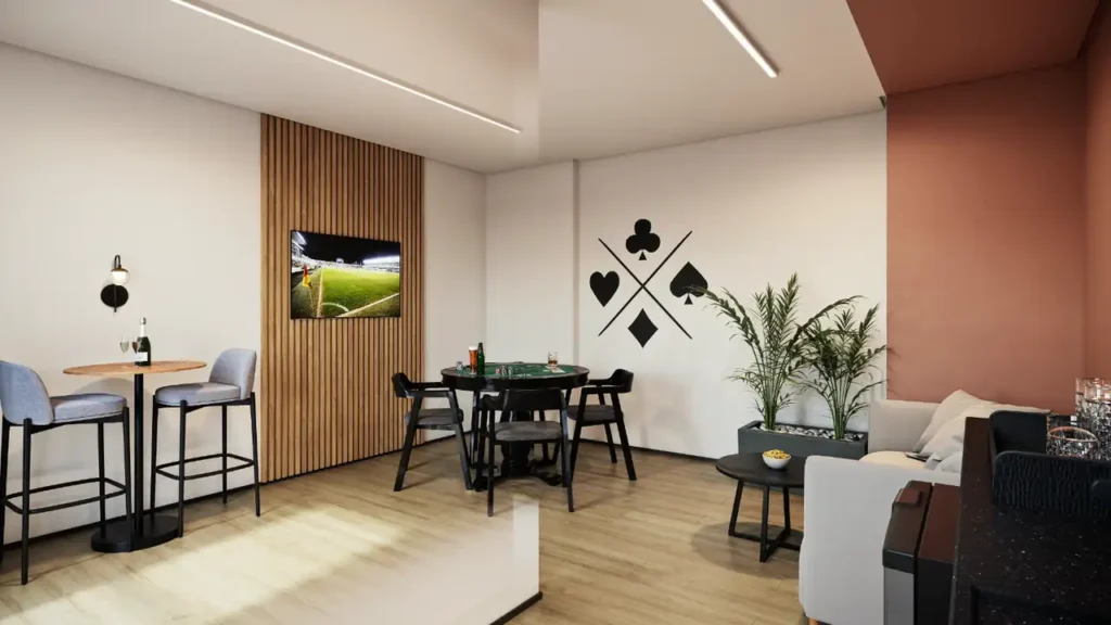 Mérito Lapa Vila Anastácio, São Paulo — Sala de jogos, apartamento 2 quartos 37-38m²