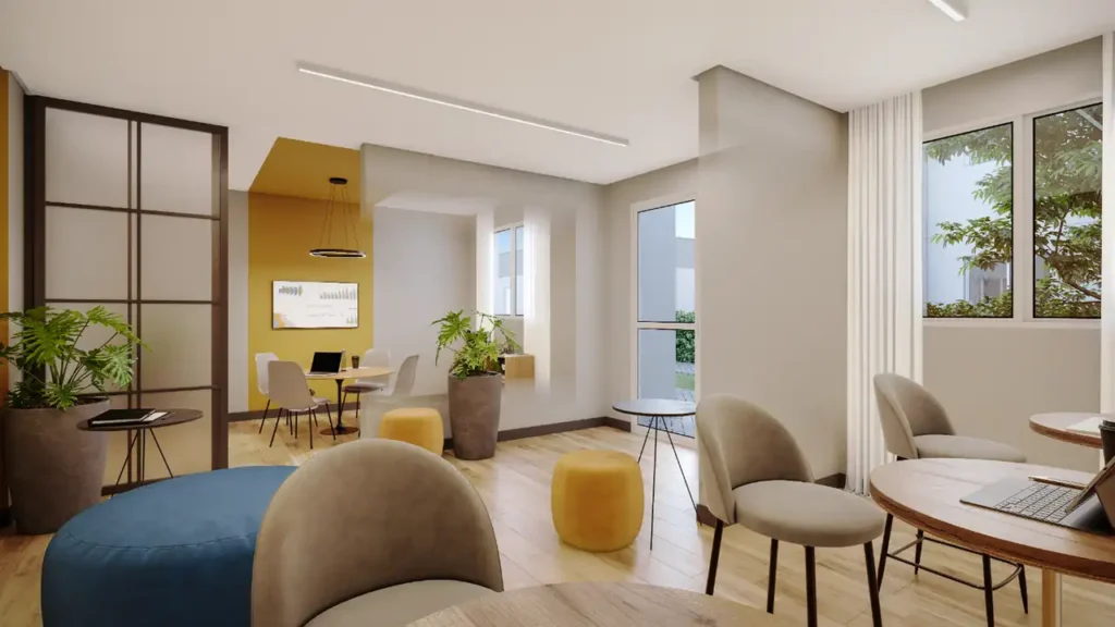 Coworking — Mérito Lapa (Cury SP), 2 quartos em Vila Anastácio