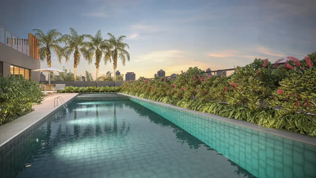 Piscina descoberta Core Klabin Vila Mariana — 3-4 quartos 122-307m², Planik