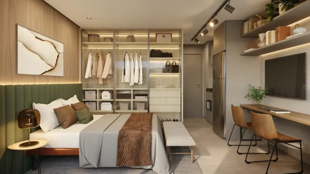 Living Gaia Desing Studios Ibirapuera - NR Ibirapuera — 1-2 quartos 28-55m², Fibra Experts