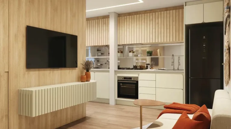 Apartamento 1-2 quartos Lapa — Living do Gaya Faustolo - Residencial