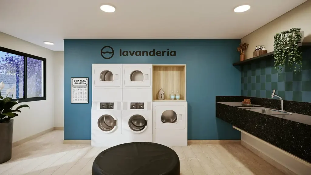 Lançamento Jardim Caravelas: Lavanderia Parque das Nações Condomínio Laguna, 2 quartos 37-54m²