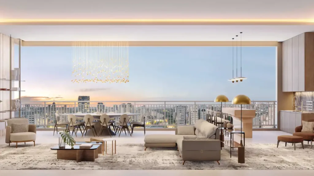 Apartamento 2-4 quartos Vila Clementino — Living do Green Garden