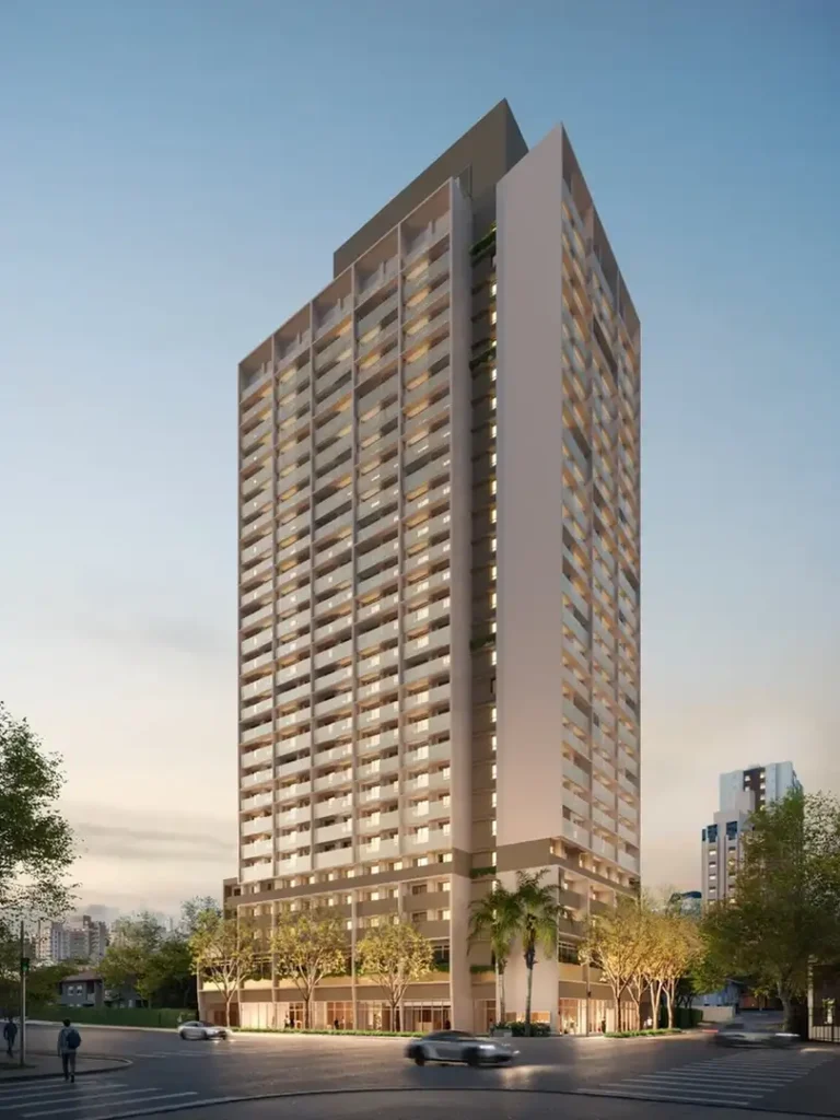 Fachada Terrare Moema — apartamento 1 quartos, Lançamento em Moema