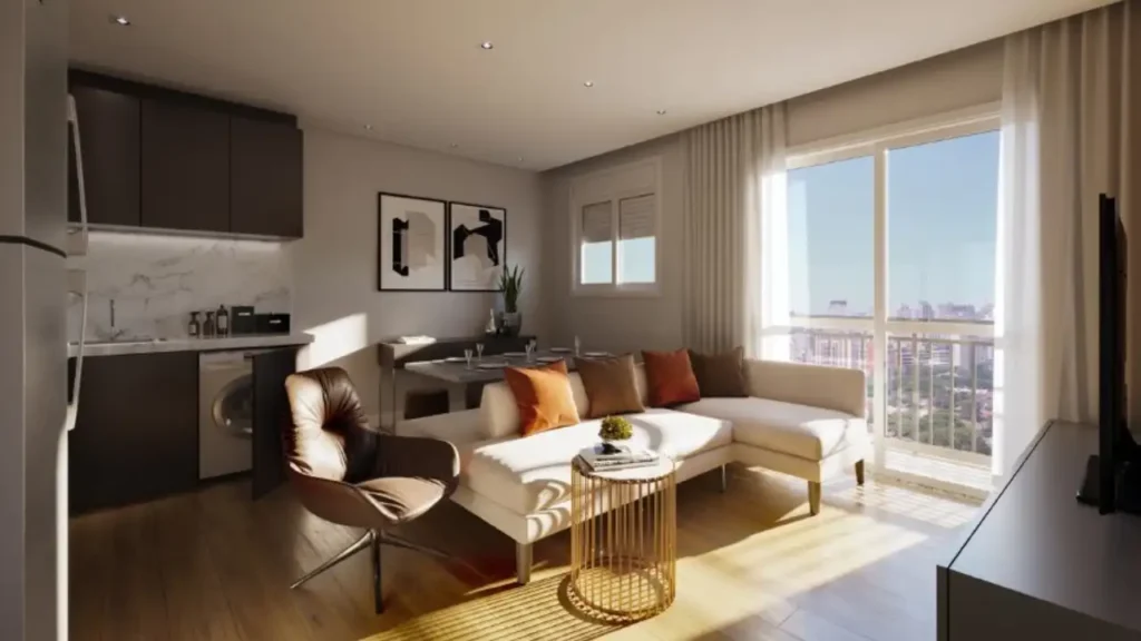 051 living Composite Moema - NR Moema — 1 quartos 35-103m², Conx SP