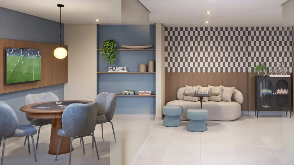 Lançamento Liberdade: 175 sala de jogos Caminhos da Liberdade, 2 quartos 32-53m²