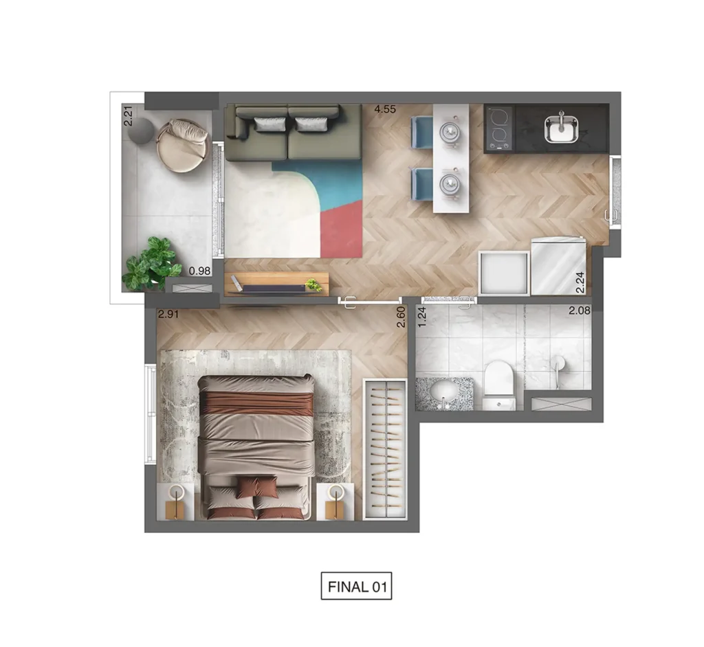 Pina 1875 by 360 Suítes - Breve Lançamento — Planta