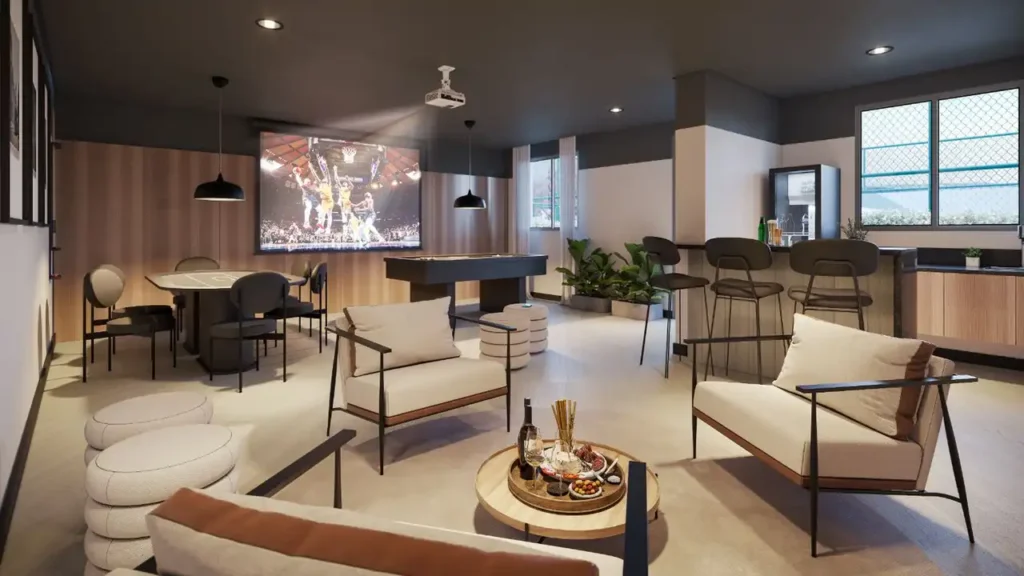 Alto Granja Julieta - Breve Lançamento Chácara Santo Antônio (Zona Sul), São Paulo — 203 sports bar, apartamento 2 quartos 33m²