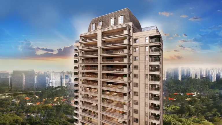 011 fachada Château Jardin Lumière — apartamento 4 quartos, Lançamento em Vila Tramontano