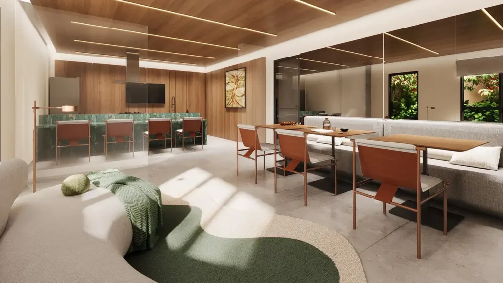 Apartamento 1 quartos Perdizes — 175 sala de jogos do Nex One Caiubi - Breve Lançamento