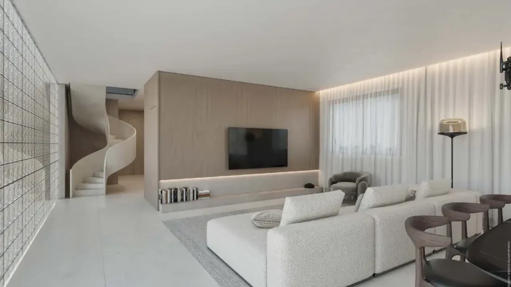 Casa Vertical Jardins - Breve Lançamento Jardins, São Paulo — 050 living, apartamento 1-2 quartos 59-154m²