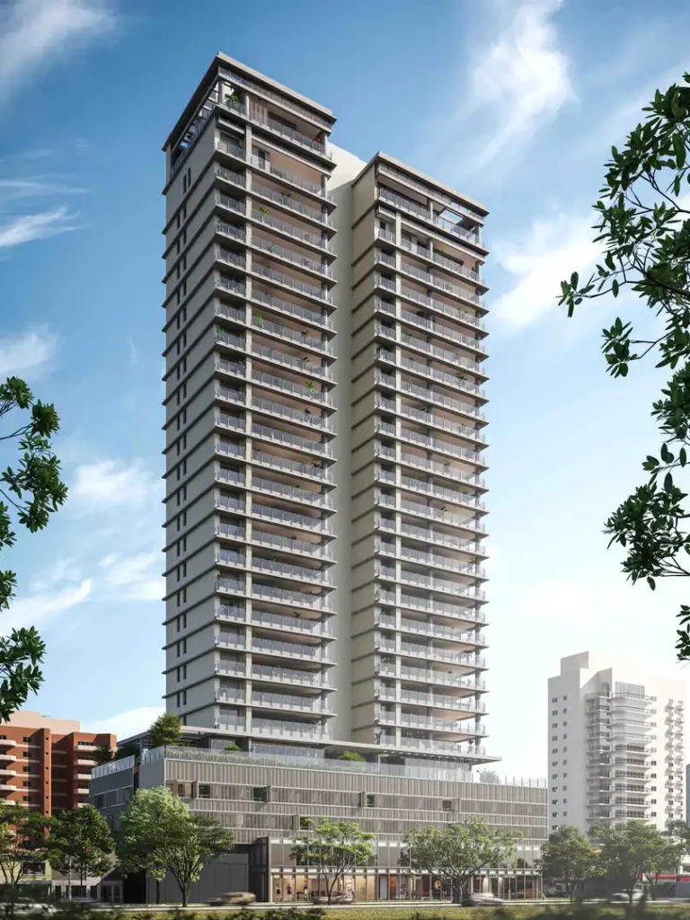 011 fachada Park Avenue - Studios — apartamento 1 quartos, Pronto novo em Ibirapuera