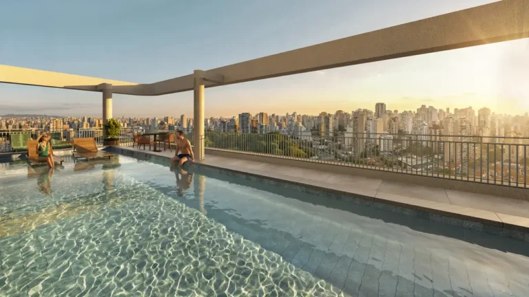 Piscina rooftop Infinity Perdizes — apartamento 3-4 quartos, Lançamento em Perdizes