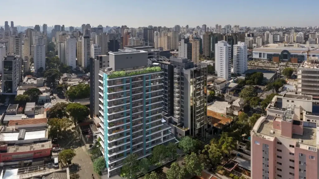 Claris - NR (Sequóia): 012 fachada — 1-2 quartos em Indianópolis, São Paulo