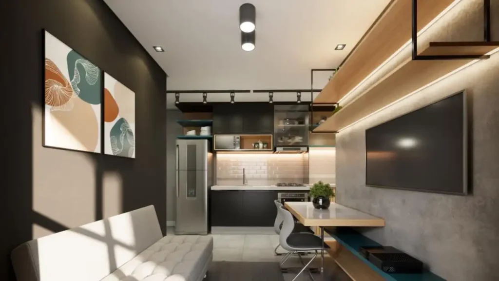 Haus Alto do Ipiranga Alto do Ipiranga, São Paulo — 052 living, apartamento 2 quartos 33-34m²