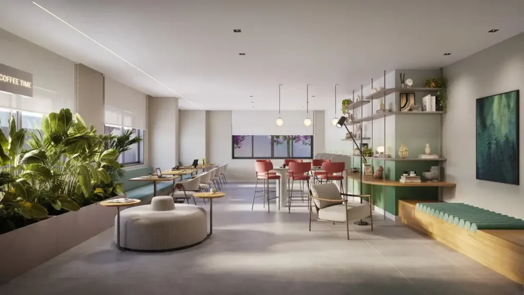 Salão de festas — Pilarys Jardim Guedala (Cambur Construtora), 1 quartos em Jardim Guedala