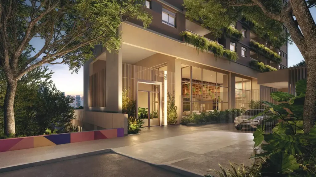 020 portaria Almá Pinheiros - Residencial — apartamento 2-3 quartos, Lançamento em Pinheiros