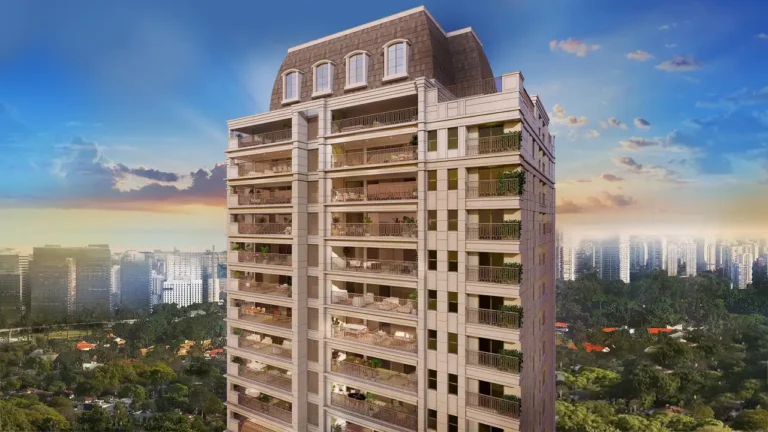 011 fachada Château Jardin Harmonie — apartamento 3-4 quartos, Lançamento em Vila Tramontano