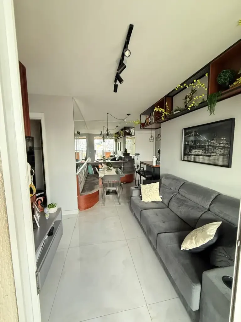 054 living — Living Wish Mooca Apto 64B (Cyrela SP Revendas), 2 quartos em Mooca