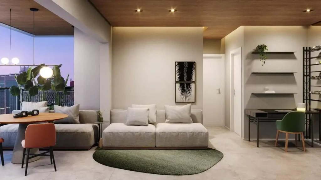 Tiê Aclimação - Residencial Aclimação, São Paulo — Living, apartamento 1-2 quartos 24-61m²